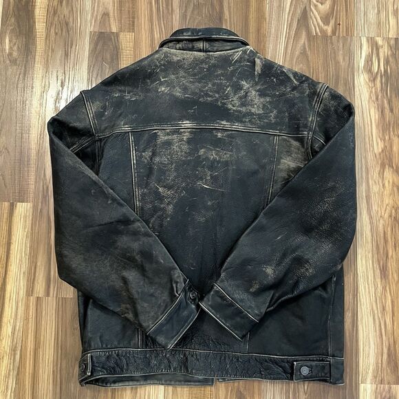 Wilson’s Leather M Julian Men’s Jacket Distressed Supernatural Size Large - Picture 6 of 16